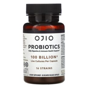 Thực phẩm chức năng Ojio Probiotics 100 Billion 30 Delayed Release Capsules 845772037843