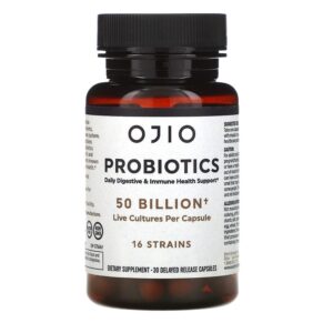 Thực phẩm chức năng Ojio Probiotics 50 Billion 30 Delayed Release Capsules 845772037881