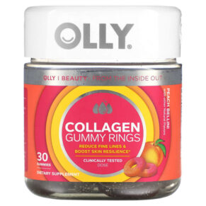 Thực phẩm chức năng OLLY Collagen Gummy Rings Peach Bellini 30 Gummies 850004462638