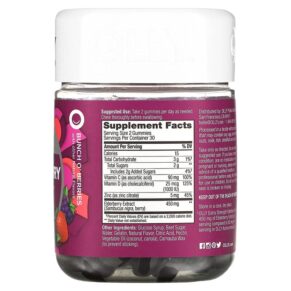 Thực phẩm bổ sung OLLY Elderberry Extra Strength Bunch O' Berries 225 mg 60 Gummies 840160200823