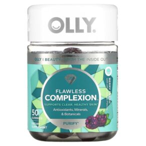 Thực phẩm chức năng OLLY Flawless Complexion Berry Fresh 50 Gummies 858158015267