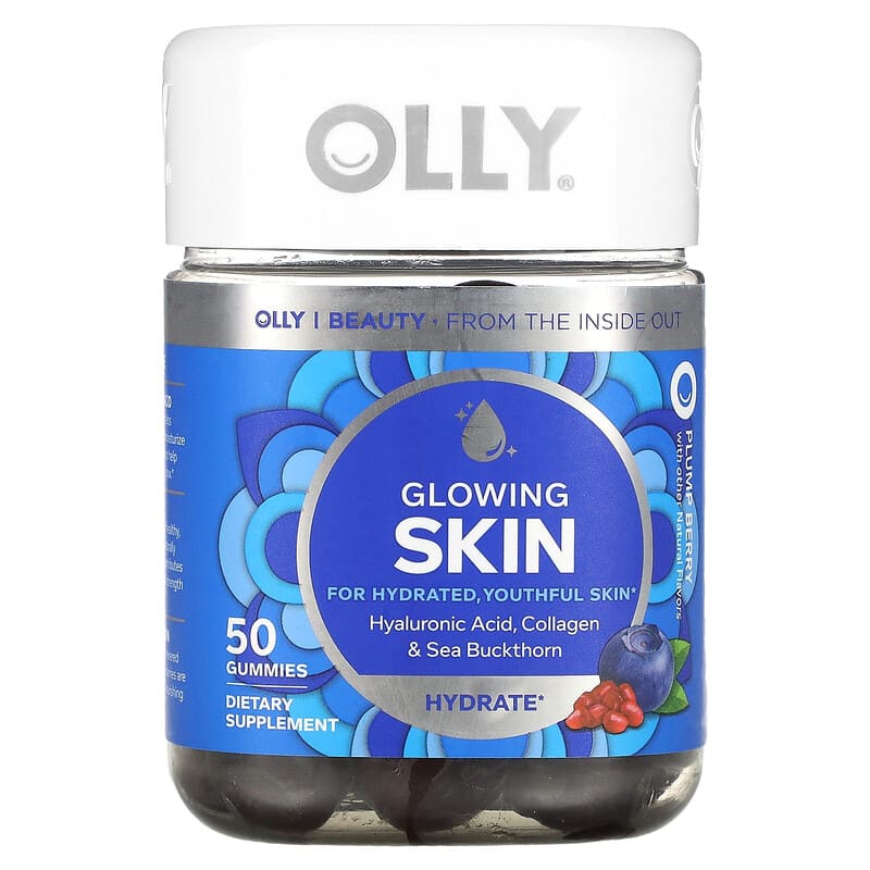 OLLY Glowing Skin Plump Berry 50 Gummies 8 Thực phẩm chức năng OLLY Glowing Skin Plump Berry 50 Gummies 858158005428