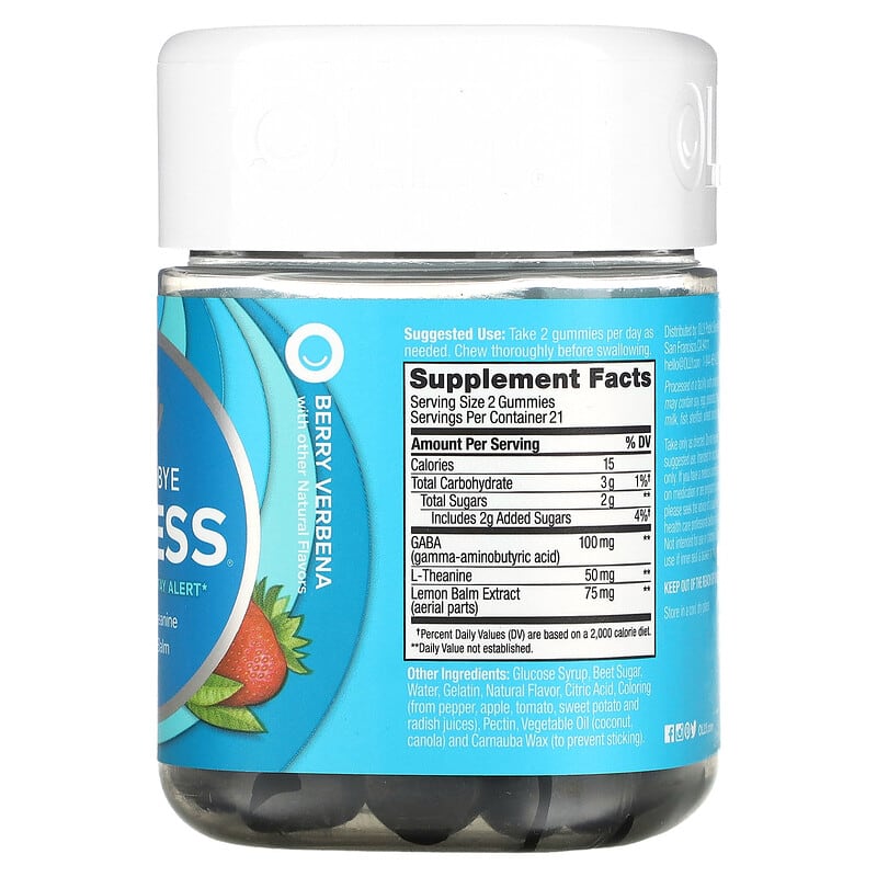 OLLY Goodbye Stress Berry Verbena 42 Gummies 2 Thực phẩm bổ sung OLLY Goodbye Stress Berry Verbena 42 Gummies 858158005701