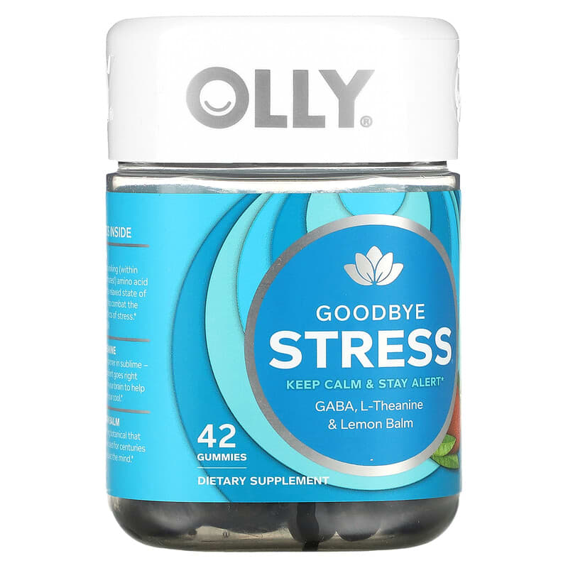 OLLY Goodbye Stress Berry Verbena 42 Gummies 8 Thực phẩm chức năng OLLY Goodbye Stress Berry Verbena 42 Gummies 858158005701