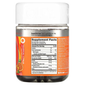 Thực phẩm bổ sung OLLY Heavenly Hair Tropical Citrus 60 Gummies 850004462539