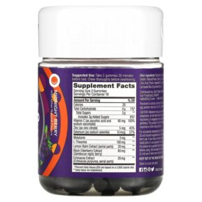 Thực phẩm bổ sung OLLY Immunity Sleep + Elderberry Midnight Berry 36 Gummies 850004462157