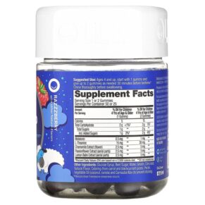Thực phẩm bổ sung OLLY Kids Sleep Razzzberry 50 Gummies 850004462065