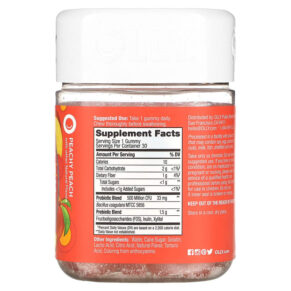 Thực phẩm bổ sung OLLY Probiotic + Prebiotic Peachy Peach 30 Gummies 858158005114