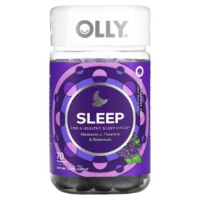 Thực phẩm chức năng OLLY Sleep Blackberry Zen 70 Gummies 852933008024