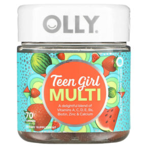 Thực phẩm chức năng OLLY Teen Girl Multi Berry Melon Besties 70 Gummies 858158015663