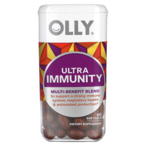 Thực phẩm chức năng OLLY Ultra Immunity Multi-Benefit Blend 60 Softgels 840160200847