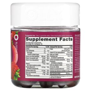 Thực phẩm bổ sung OLLY Women's Multi Blissful Berry 90 Gummies 858158005015