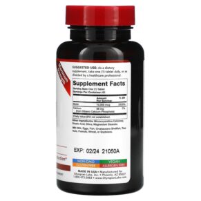 Thực phẩm bổ sung Olympian Labs Biotin 10.000 mcg 60 Tablets 710013910356