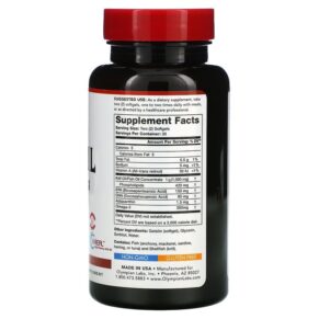 Thực phẩm bổ sung Olympian Labs Krill Oil 500 mg 60 Softgels 710013030399