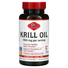 Thực phẩm chức năng Olympian Labs Krill Oil 500 mg 60 Softgels 710013030399
