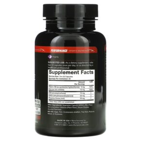 Thực phẩm bổ sung Olympian Labs Performance Sports Nutrition Testosterone Booster 60 Capsules 710013001078