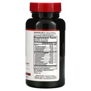 Thực phẩm bổ sung Olympian Labs Vitamin E Complete 60 Softgels 710013030276