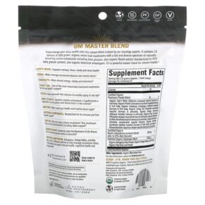 Om Mushrooms Certified Organic Mushroom Powder Mushroom Master Blend 6.2 oz (176 g) 3 Thực phẩm bổ sung Om Mushrooms Certified Organic Mushroom Powder Mushroom Master Blend 6.2 oz (176 g) 850011996218