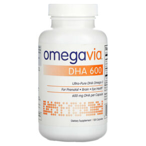 Thực phẩm chức năng OmegaVia DHA 600 120 Capsules 794504984958