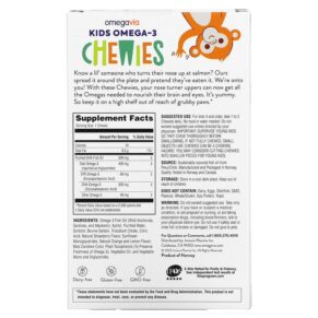 Thực phẩm bổ sung OmegaVia Kids Omega-3 Chewies Natural Fruit 45 Chewies 794504997637