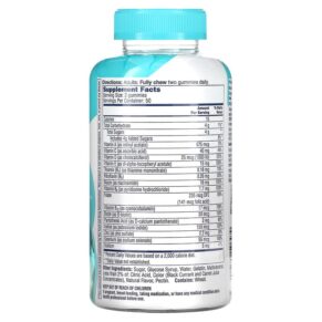 Thực phẩm bổ sung One-A-Day Multi + Brain Support 100 Gummies 016500596479