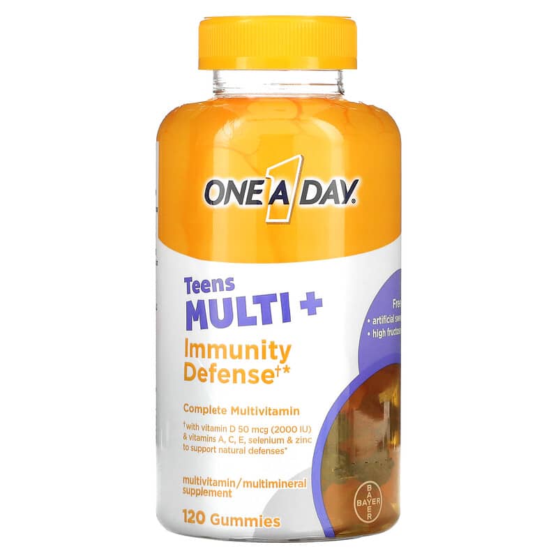 One-A-Day Teens Multi + Immunity Defense 120 Gummies 8 Thực phẩm chức năng One-A-Day Teens Multi + Immunity Defense 120 Gummies 016500596516