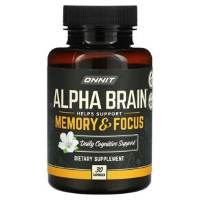 Thực phẩm chức năng Onnit Alpha Brain Memory & Focus 30 Capsules 819444010007