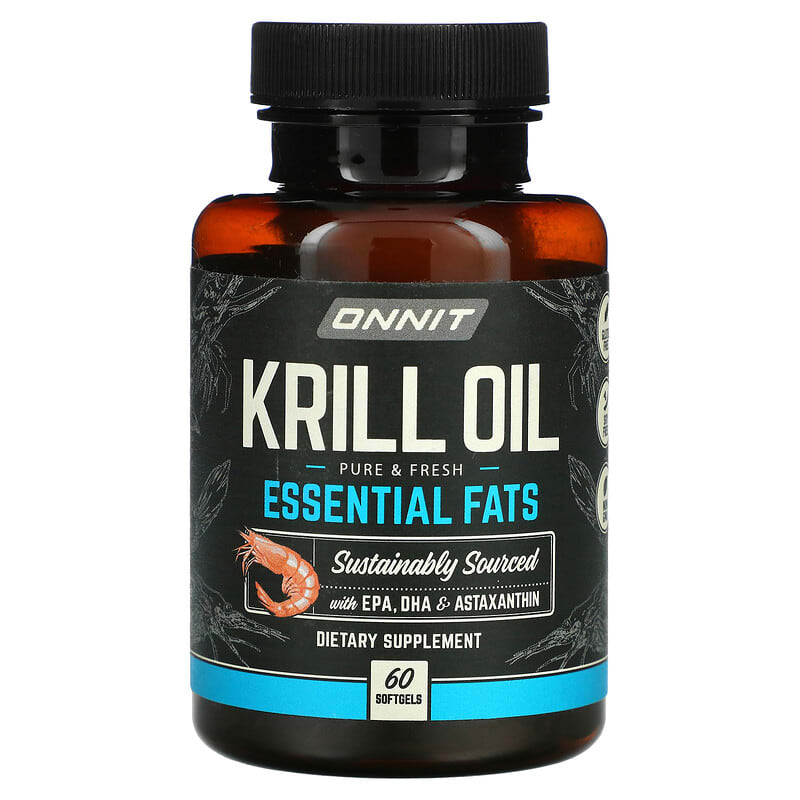 Onnit Krill Oil Essential Fats 60 Softgels 8 Thực phẩm chức năng Onnit Krill Oil Essential Fats 60 Softgels 819444010120
