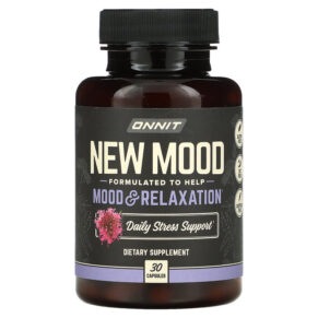 Thực phẩm chức năng Onnit New Mood Mood & Relaxation 30 Capsules 819444010038