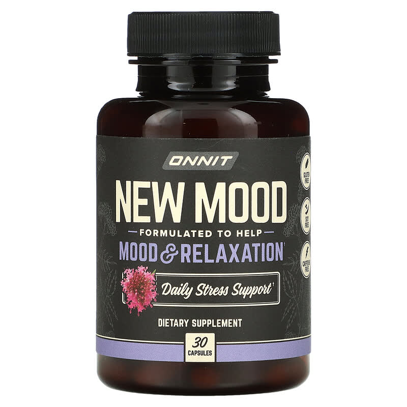 Onnit New Mood Mood & Relaxation 30 Capsules 8 Thực phẩm chức năng Onnit New Mood Mood & Relaxation 30 Capsules 819444010038