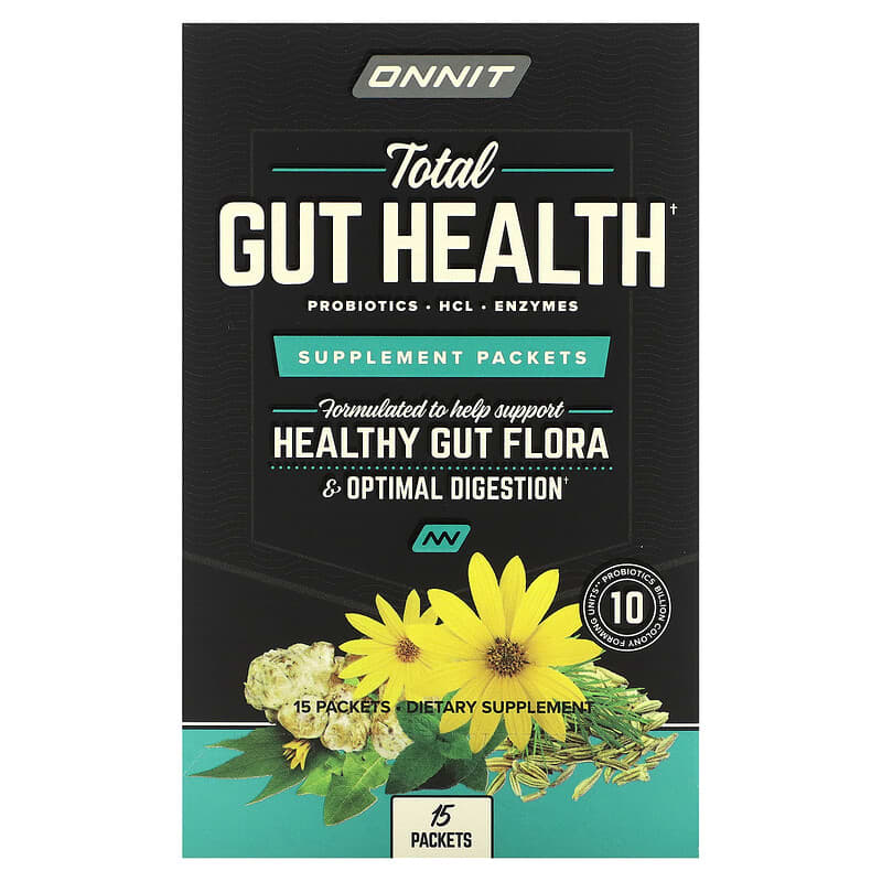 Onnit Total Gut Health Supplement Packets 15 Packets 8 Thực phẩm chức năng Onnit Total Gut Health Supplement Packets 15 Packets 819444014418