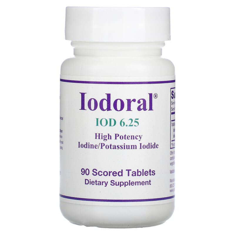 Optimox Corporation Iodoral IOD 6.25 mg 90 Scored Tablets 8 Thực phẩm chức năng Optimox Corporation Iodoral IOD 6.25 mg 90 Scored Tablets 350520015054