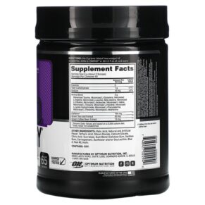 Thực phẩm bổ sung Optimum Nutrition ESSENTIAL AMIN.O. ENERGY Concord Grape 1.29 lbs (585 g) 748927022940