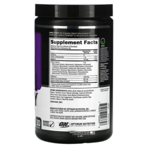 Thực phẩm bổ sung Optimum Nutrition ESSENTIAL AMIN.O. ENERGY Concord Grape 9.5 oz (270 g) 748927026658