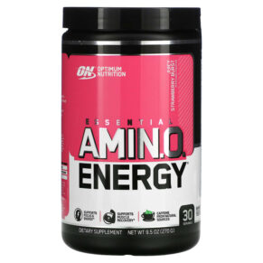 Thực phẩm chức năng Optimum Nutrition ESSENTIAL AMIN.O. ENERGY Juicy Strawberry Burst 9.5 oz (270 g) 748927059144