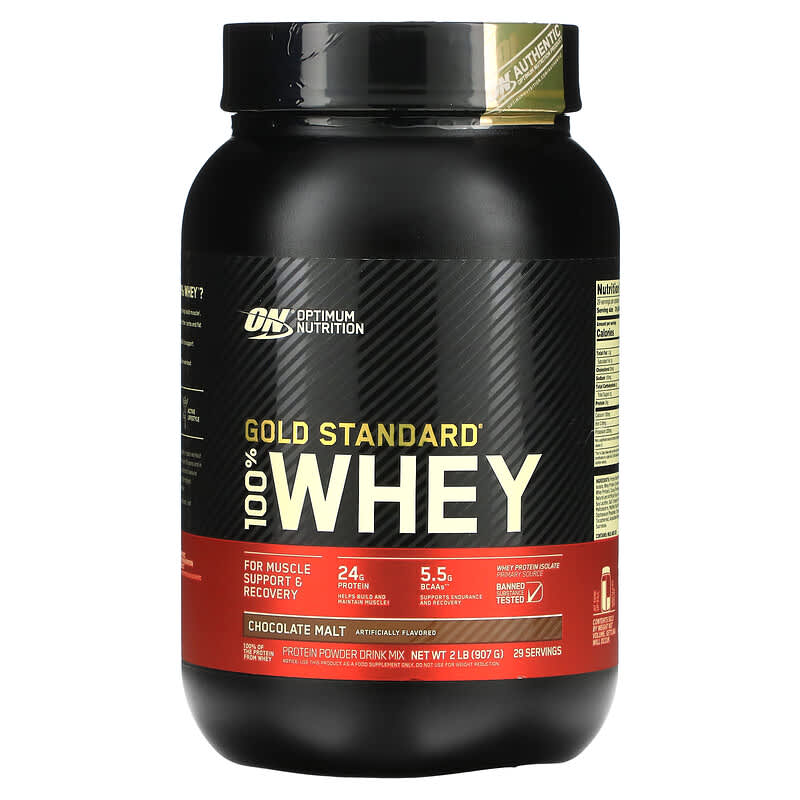 Optimum Nutrition Gold Standard 100% Whey Chocolate Malt 2 lb (907 g) 8 Thực phẩm chức năng Optimum Nutrition Gold Standard 100% Whey Chocolate Malt 2 lb (907 g) 748927022322