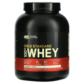 Thực phẩm chức năng Optimum Nutrition Gold Standard 100% Whey Cookies & Cream 4.65 lb (2.11 kg) 748927028683