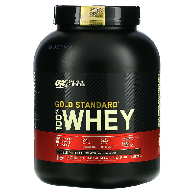 Optimum Nutrition Gold Standard 100% Whey Double Rich Chocolate 5 lbs (2.27 kg) 8 Thực phẩm chức năng Optimum Nutrition Gold Standard 100% Whey Double Rich Chocolate 5 lbs (2.27 kg) 748927028669