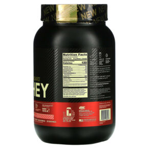 Thực phẩm bổ sung Optimum Nutrition Gold Standard 100% Whey Strawberries & Cream 1.98 lb (899 g) 748927062038