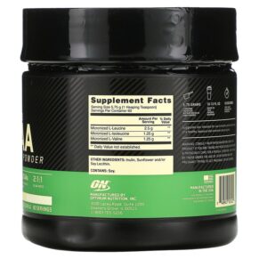 Thực phẩm bổ sung Optimum Nutrition Instantized BCAA 5000 Powder Unflavored 12.16 oz (345 g) 748927025224