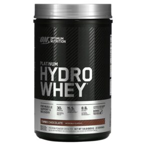 Thực phẩm chức năng Optimum Nutrition Platinum Hydro Whey Turbo Chocolate 1.8 lb (820 g) 748927026429