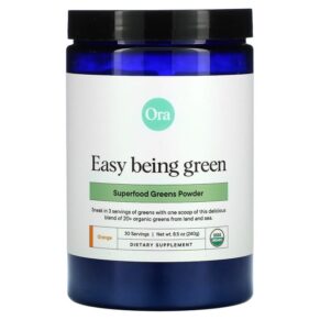 Thực phẩm chức năng Ora Easy Being Green Superfood Greens Powder Orange 8.5 (240 g) 856720007023
