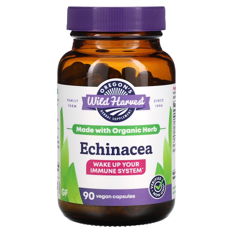 Oregons Wild Harvest Echinacea 90 Vegan Capsules 8 Thực phẩm chức năng Oregons Wild Harvest Echinacea 90 Vegan Capsules 706195000954