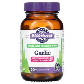 Thực phẩm chức năng Oregons Wild Harvest Garlic 90 Vegan Capsules 706195000329