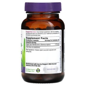 Thực phẩm bổ sung Oregons Wild Harvest Saw Palmetto 90 Vegan Capsules 706195000534