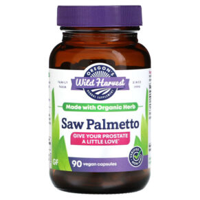Thực phẩm chức năng Oregons Wild Harvest Saw Palmetto 90 Vegan Capsules 706195000534