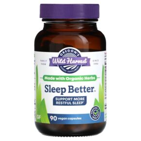 Thực phẩm chức năng Oregons Wild Harvest Sleep Better 90 Vegan Capsules 706195004549