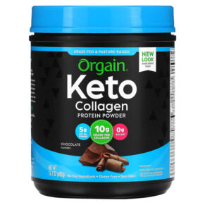 Thực phẩm chức năng Orgain Keto Collagen Protein Powder Chocolate 14.1 oz (400 g) 851770007375