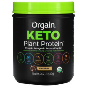 Thực phẩm chức năng Orgain Keto Organic Plant Protein Powder Chocolate 0.97 lb (440 g) 851770007399