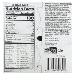 Thực phẩm bổ sung Orgain Kids Protein Organic Nutritional Shake Chocolate 4 Pack 8.25 fl oz (244 ml) Each 851770003117